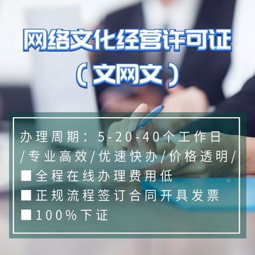 網(wǎng)絡(luò)文化經(jīng)營(yíng)許可證辦理全攻略 從申請(qǐng)條件到詳細(xì)流程